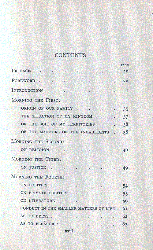 [Contents, 1 of 3] from Confessions of Frederick by H. Treitschke