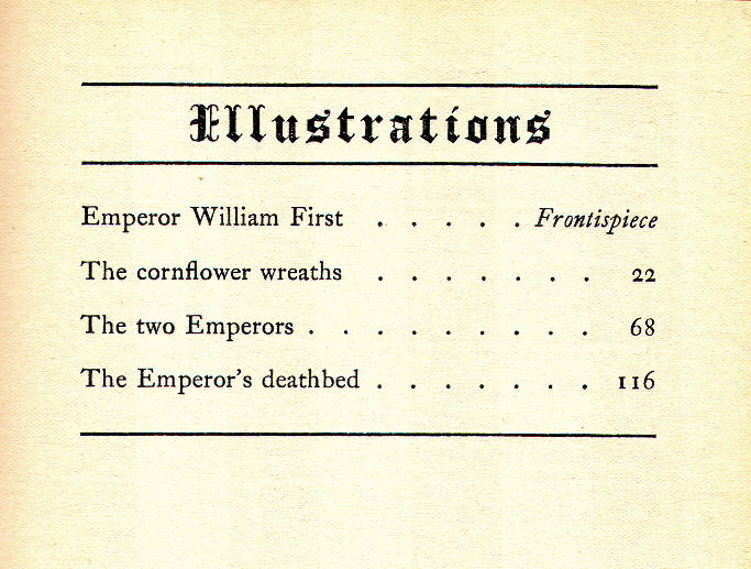 [Illustrations] from Emperor William First by George Upton