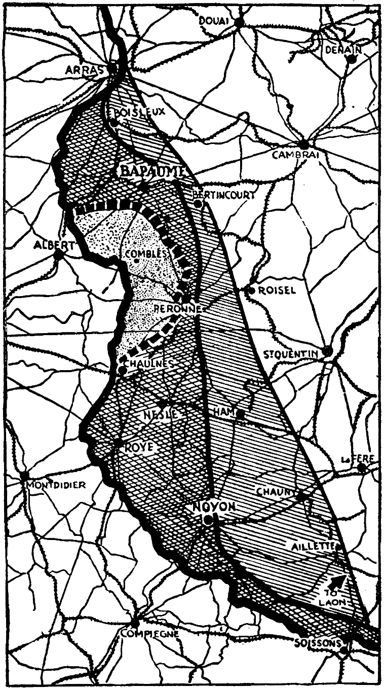Allied gains, 1917