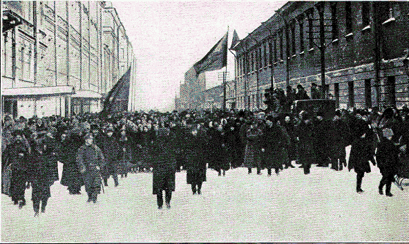 Russian mob, 1917